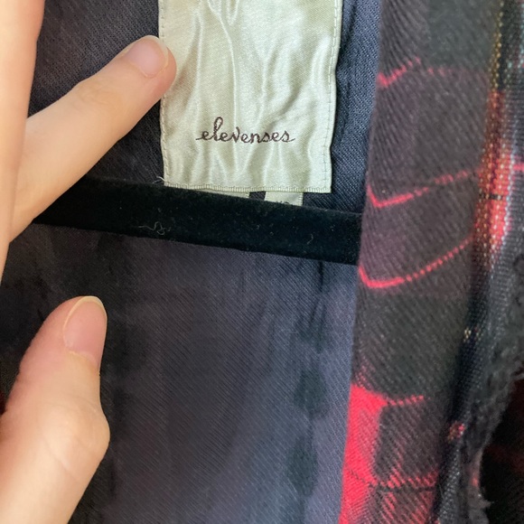 Anthropologie- Elevenses XS Plaid Rocker Vest ! - Picture 5 of 6